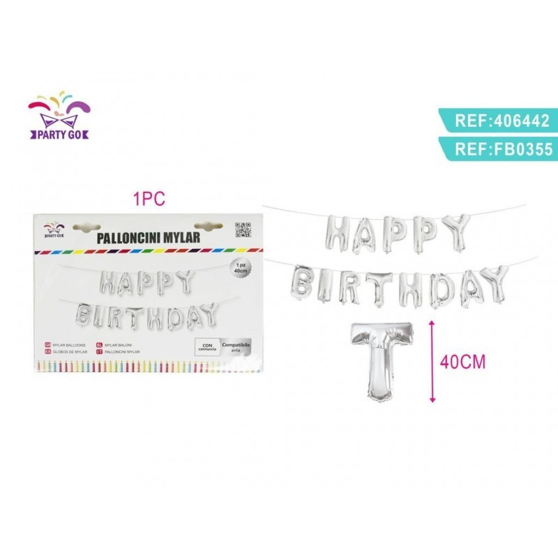 kidsmagicstore.ro|Baloane din folie PartyGo Happy Birthday, 40cm, argintiu, FB0355, set 13 buc22,48 lei20,23 leiPartyGoNoutati8058617592557