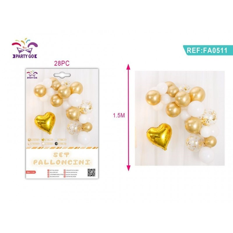 kidsmagicstore.ro|Ghirlanda din baloane PartyGo, auriu, FA0511, set 33 buc21,01 lei18,91 leiPartyGoNoutati8058617609118 kidsmagicstore.ro|Ghirlanda din baloane PartyGo, auriu, FA0511, set 33 buc21,01 lei18,91 leiPartyGoNoutati8058617609118