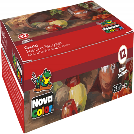 kidsmagicstore.ro|Culori guase 12x30ml/borcan pvc, Nova, NC-46126,48 lei23,83 leiNOVANoutati8681861000297