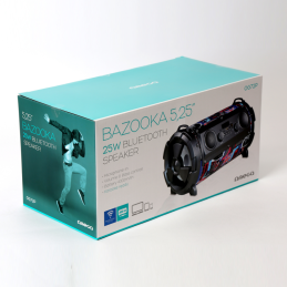 Boxa bluetooth Omega Bazooka OG72P, BT / USB / micro SD / AUX / FM, 15W + 2x5W