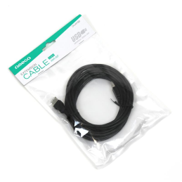 Cablu extensie USB Omega, 5m, PVC, negru, OUAFB5, 41001
