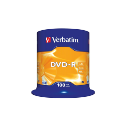 DVD-R Verbatim 43549, 4.7GB / 120min, 16x, set 100 buc