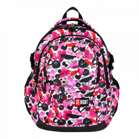 kidsmagicstore.ro|Ghiozdan St.Majewski St.Right Hearts, 4 compartimente, 2 buzunare, rosu cu negru, BP01 / 625992124,95 lei112,46 leiSt.MajewskiNoutati5903235625992