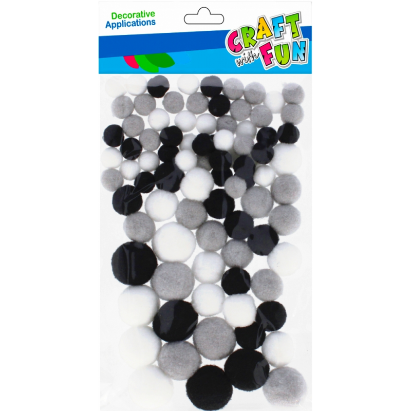 kidsmagicstore.ro|Pom Pom, 10-20mm, alb, negru, gri, set 90 buc, Craft with Fun, 5014748,34 lei7,50 leiCraft with FunFara stoc5908275179665 kidsmagicstore.ro|Pom Pom, 10-20mm, alb, negru, gri, set 90 buc, Craft with Fun, 5014748,34 lei7,50 leiCraft with FunFara stoc5908275179665