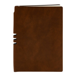 Agenda A5 nedatata CNX 229-25, coperta imitatie piele maro