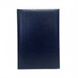 Agenda A5 nedatata Herlitz 9479800, 224 pagini, coperta buretata albastru petrol