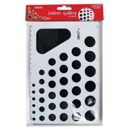 Sablon quilling 36 cercuri Daco Art SB036