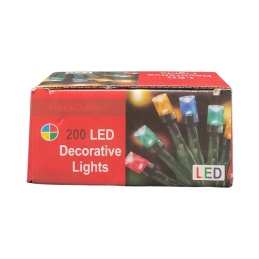 Instalatie interior - exterior, 200 led-uri/cutie, 9m, lumina multicolor