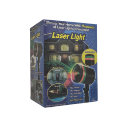 Proiector laser, interior - exterior, multicolor, pentru sarbatori de iarna