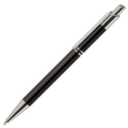 Pix cu bila Viva Plus Tiko, 1.0mm, cu mecanism, pentru personalizare, corp metalic, argintiu
