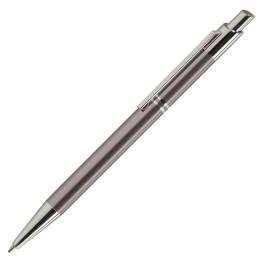 Pix cu bila Viva Plus Tiko, 1.0mm, cu mecanism, pentru personalizare, corp metalic, grafit