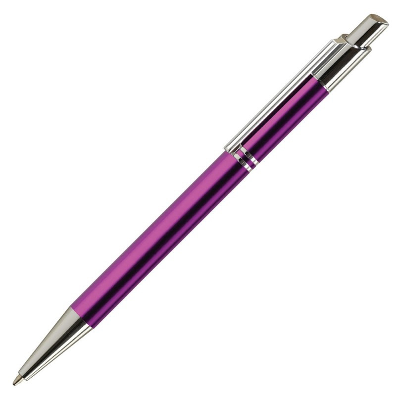Pix cu bila Viva Plus Tiko, 1.0mm, cu mecanism, pentru personalizare, corp metalic, mov Pix cu bila Viva Plus Tiko, 1.0mm, cu mecanism, pentru personalizare, corp metalic, mov