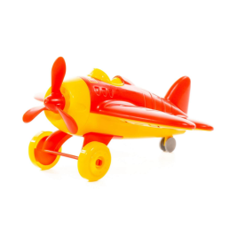 Avion cu elice Polesie Omega 72306, 24cm, plastic, diverse culori, 3+ ani