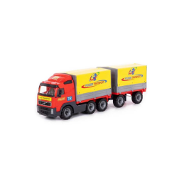 Camion cu remorca Wader Volvo FH12 8732, 78cm, plastic, multicolor, 3+ ani