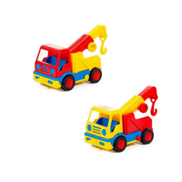 Camion de remorcare Wader Basics 9593, 20.5cm, plastic, diverse culori, 3+ ani