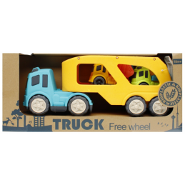 Camion de transport auto MegaCreative Bioplastic 524556, 35cm, include 2 masini, plastic, multicolor, 3+ ani