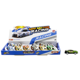 Masina de curse MegaCreative 511317, 7cm, diverse modele, plastic, multicolor, 3+ ani