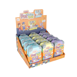 Jucarie set echipament veterinar, tip ghiozdan MegaCreative, 511031, 14x10x6.5cm, pvc, +3 ani