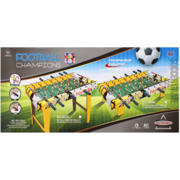 Jucarie set masa de fotbal din lemn+accesorii MegaCreative Chasmpions, 524645, 77x62x56cm, nr2233