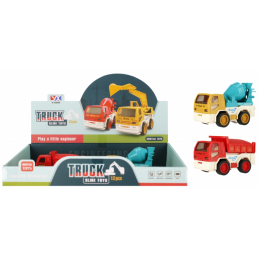 Utilaj de constructie MegaCreative 524206, 12cm, diverse modele, plastic, 3+ ani