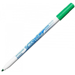 Marker Tabla Bic Velleda, Varf Rotund, Corp Subtire, verde