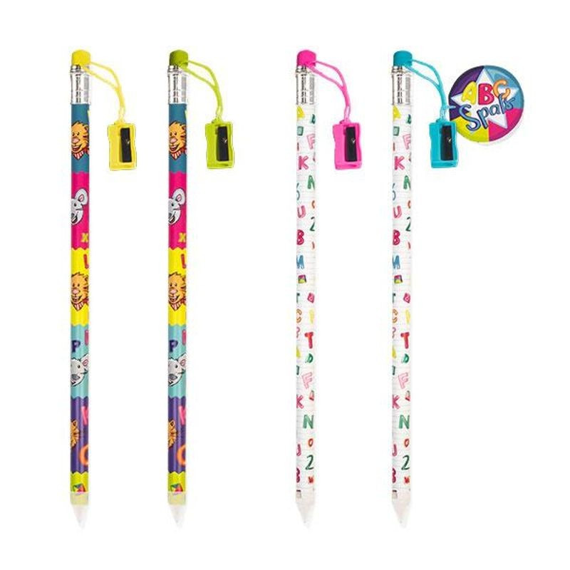 Creion grafit Trendhaus CH29317, jumbo, cu guma de sters si ascutitoare, 38cm, diverse modele Creion grafit Trendhaus CH29317, jumbo, cu guma de sters si ascutitoare, 38cm, diverse modele
