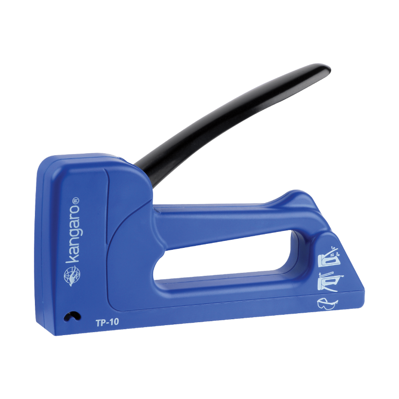 Capsator tacker Kangaro TP-10, plastic, albastru Capsator tacker Kangaro TP-10, plastic, albastru