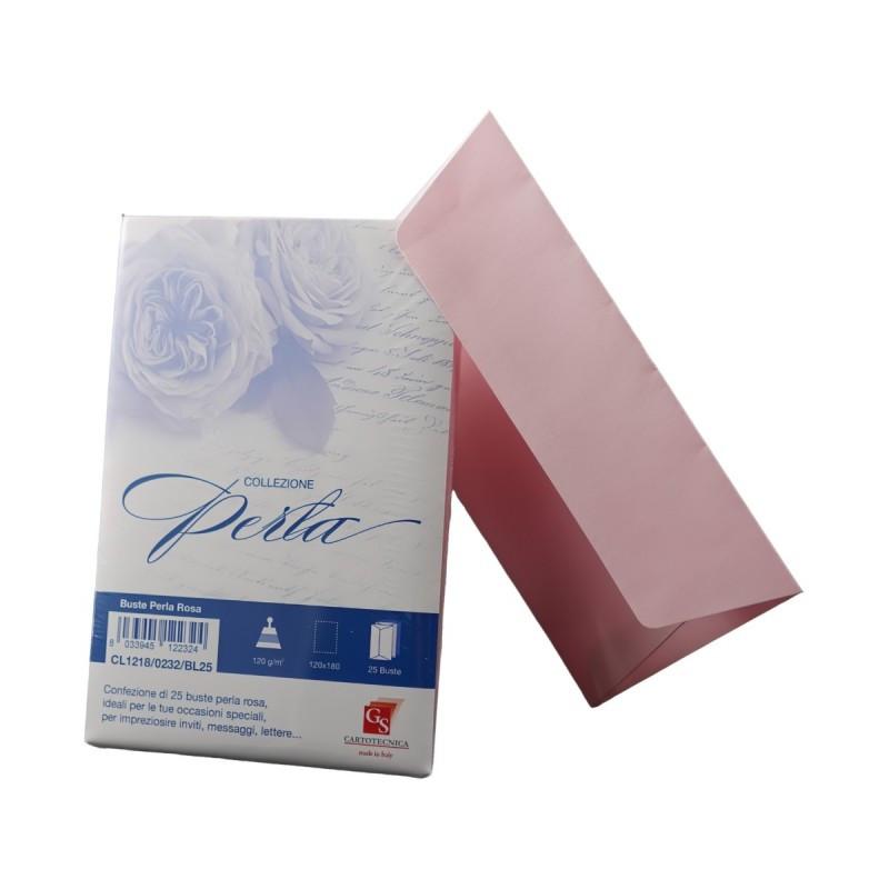 Plic color pentru invitatie Colorarte Perla, roz perlat, 120g/mp, 120x180mm, set 25 buc Plic color pentru invitatie Colorarte Perla, roz perlat, 120g/mp, 120x180mm, set 25 buc