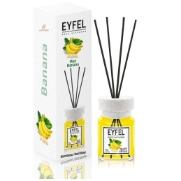 Odorizant camera cu betisoare Eyfel, banana, 120ml
