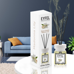 Odorizant camera cu betisoare Eyfel, crin alb, 120ml