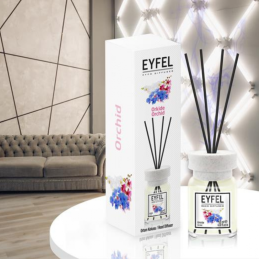 Odorizant camera cu betisoare Eyfel, orhidee, 120ml