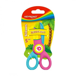 Foarfeca Keyroad Kiddy-Cut KR972812, 12.5cm, plastic, multicolora
