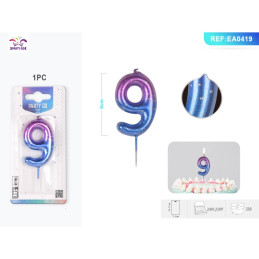kidsmagicstore.ro|Lumanari aniversare pentru tort GoDan Party cifra 9, 7cm, 313044, blister 1 buc2,80 lei2,52 leiGoDanLumanari aniversare5905548949079