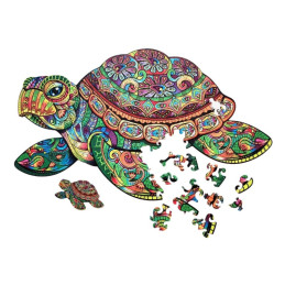 Puzzle lemn - Broasca testoasa, 14+ ani, BrushMe, DP32