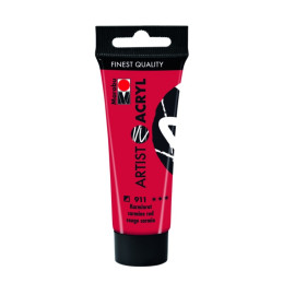 Culori acrilice Marabu Artist, 22ml, rosu carmin, 1220 055 911