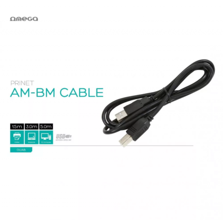 kidsmagicstore.ro|Cablu imprimanta USB Omega OUAB3 40064, 3m, AM-BM 3M, USB 2.0, negru6,25 lei5,63 leiOMEGAFara stoc5907595400640