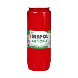Rezerva ulei candela Bispol, rosu, 235g, timp ardere 80h, WO 4c R
