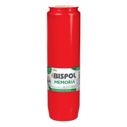 Rezerva ulei candela Bispol, rosu, 330g, timp ardere 100h, WO 6c R