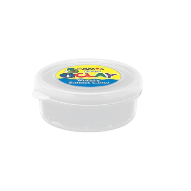 Plastilina iClay alb 18g/cutie Amos 