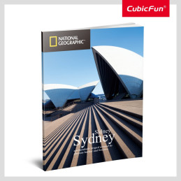 Cubic Fun - Puzzle 3D si brosura opera din Sydney 86 piese