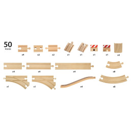 Brio - Set Sine 50 Bucati