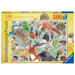Puzzle Vizitatorii Gradinei, 500 Piese