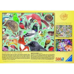 Puzzle Vizitatorii Gradinei, 500 Piese