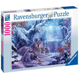 Puzzle Lupi Iarna, 1000 Piese