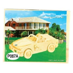 Puzzle 3D din lemn - masina BMW