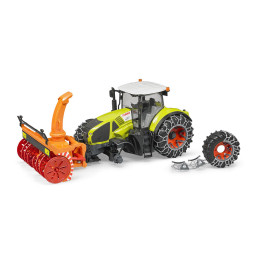 Bruder - Tractor Claas Axion 950 Cu Lanturi Si Freza De Zapada