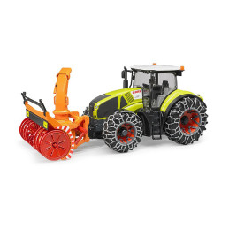 Bruder - Tractor Claas Axion 950 Cu Lanturi Si Freza De Zapada