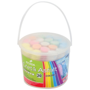 Cretă asfalt 20/cutie Ecada