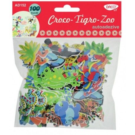 Croco-Tigro-Zoo - spumă autoadeziva DACO Art AD152