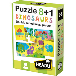 Headu Teacher Tested - 8 si 1 Puzzle Dinozauri